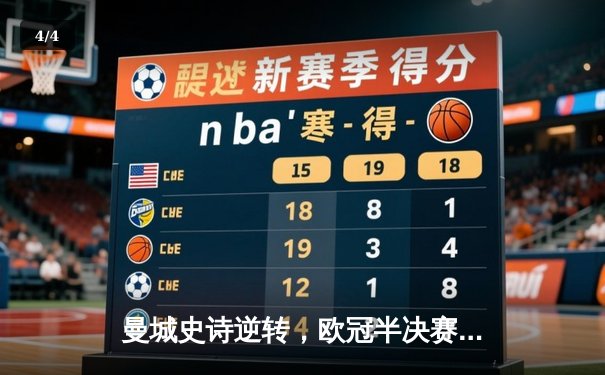 曼城史诗逆转，欧冠半决赛击败皇马晋级 - 4